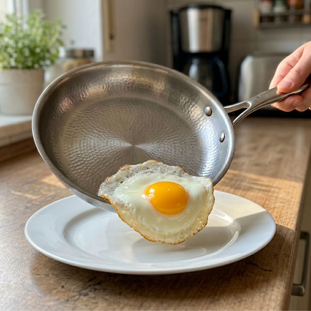PRACTS Stekpanna i 100 % Rent Titan med Non-Stick-beläggning-SE