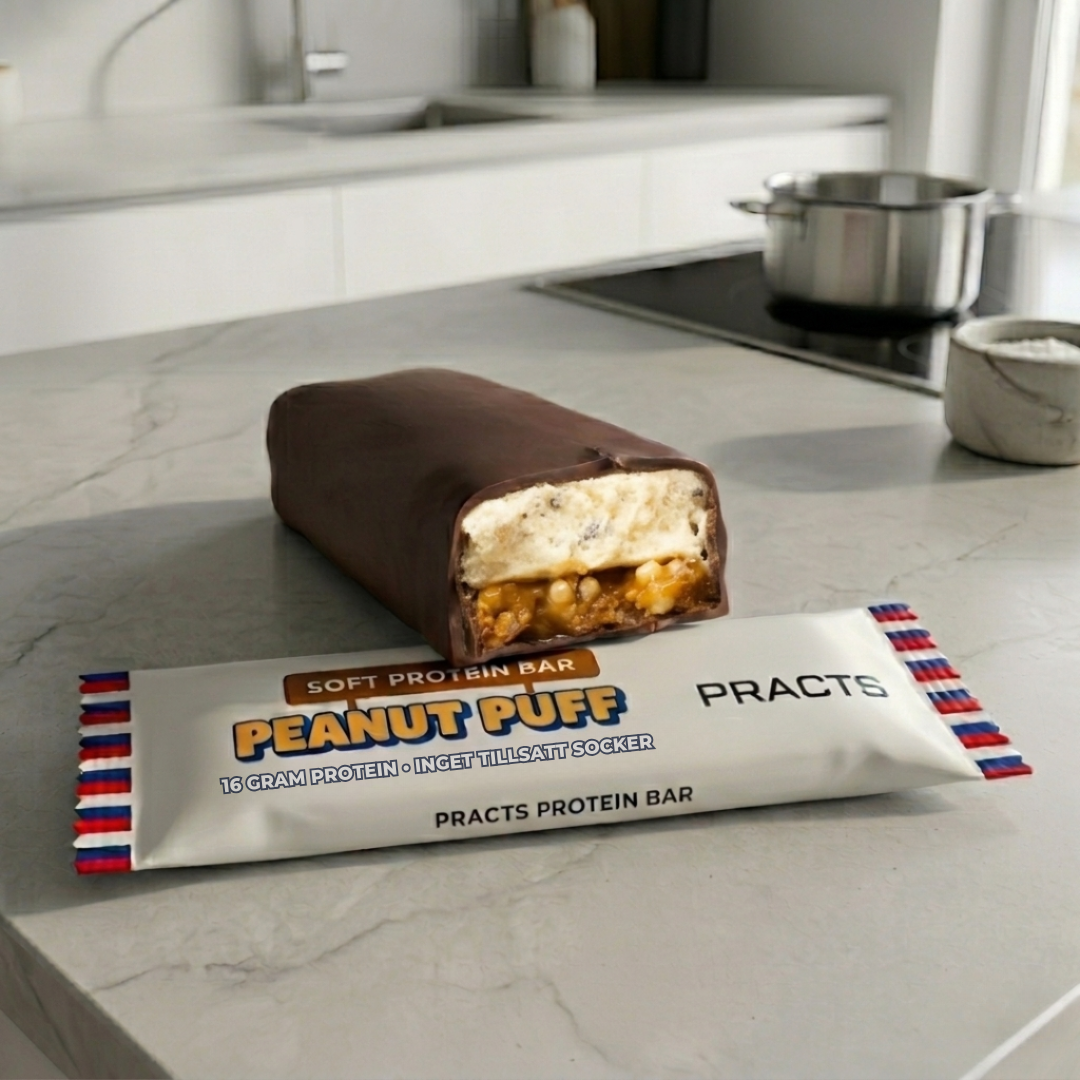 PRACTS Peanut Puff Protein Bars-SE