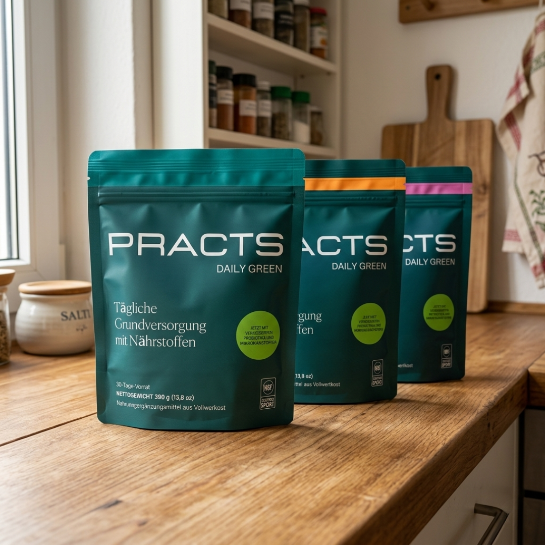 PRACTS Daily Green Powder Supplements-SE