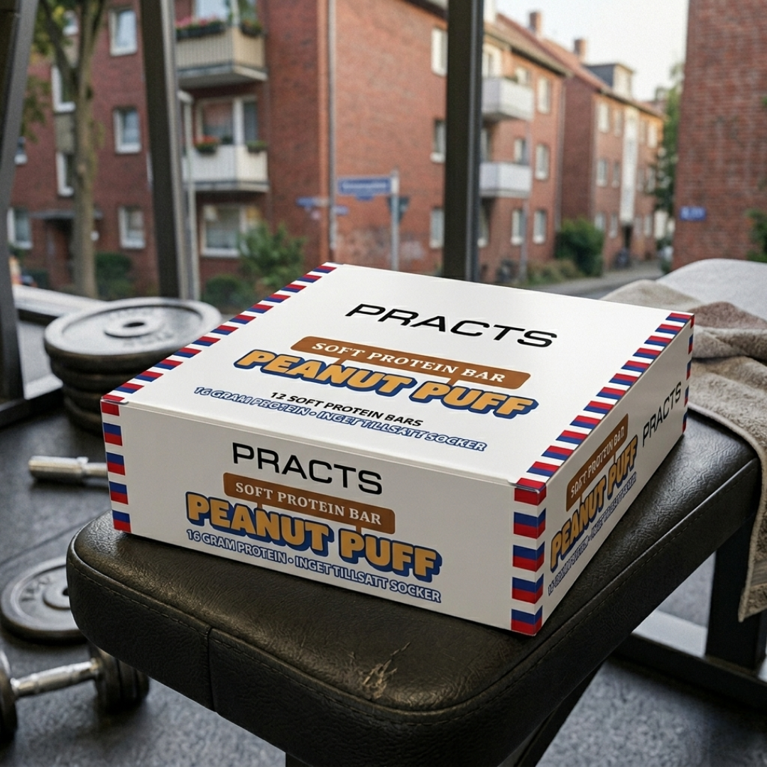 PRACTS Peanut Puff Protein Bars-SE